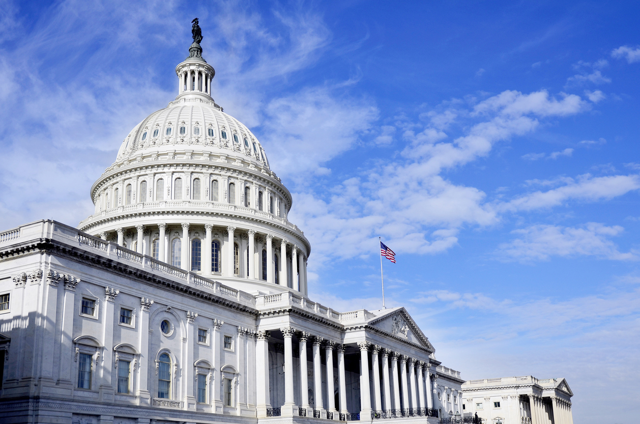 United States Capitol Building in Washington DC public building
